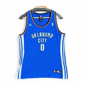 OKC Thunder Jersey Russell Westbrook #0 Adidas NBA Jersey Womens XL NBA4HER